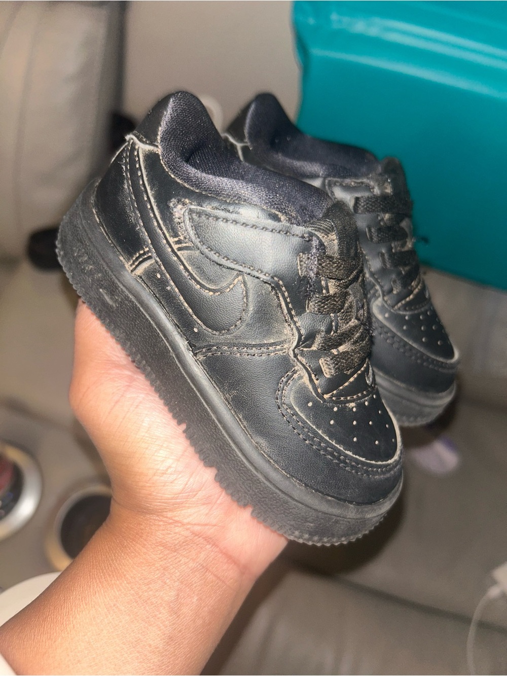 Nike Kids Black Low-Top Sneakers